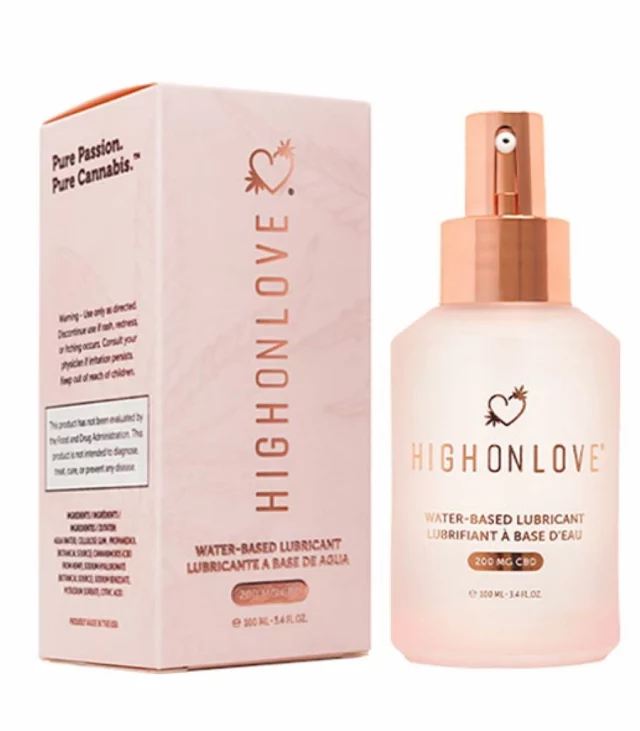 Lubrykant wodny - HighOnLove Water Based Lubricant 200mg CBD 200 ml