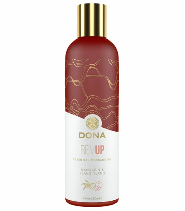 Olejek do masażu - Dona Massage Oil Rev Up Mandarin & Ylang Ylang 120 ml