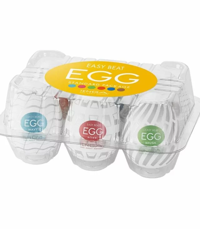 Zestaw sześciu masturbatorów - Tenga Egg 6 Styles Pack Serie 3