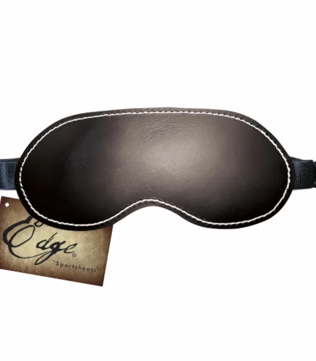 Maska na oczy - Sportsheets Edge Leather Blindfold