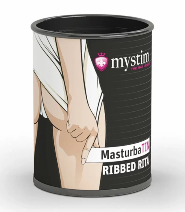 Masturbator - Mystim MasturbaTIN Ribbed Rita Lemalla