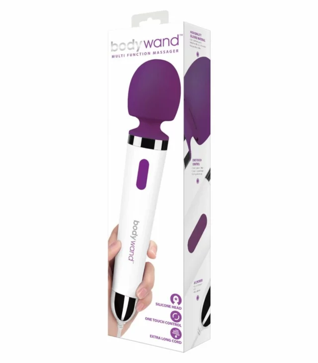 Masażer sieciowy - Bodywand Plug-In White Purple