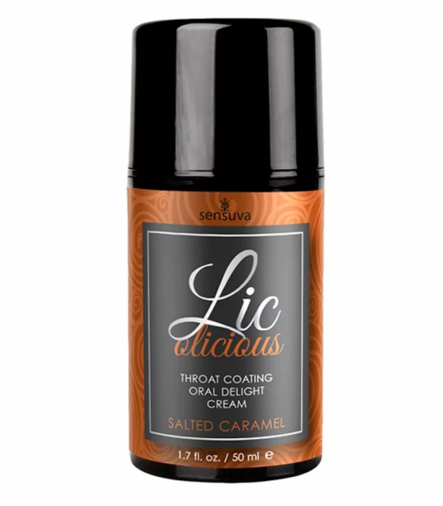 Żel do seksu oralnego - Sensuva Lic-o-licious Salted Caramel 50 ml