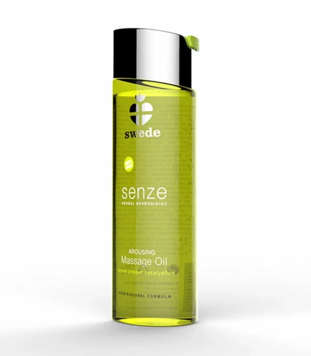 Olejek do masażu - Swede Senze Massage Oil Lemon Pepper Eucalyptus 75 ml