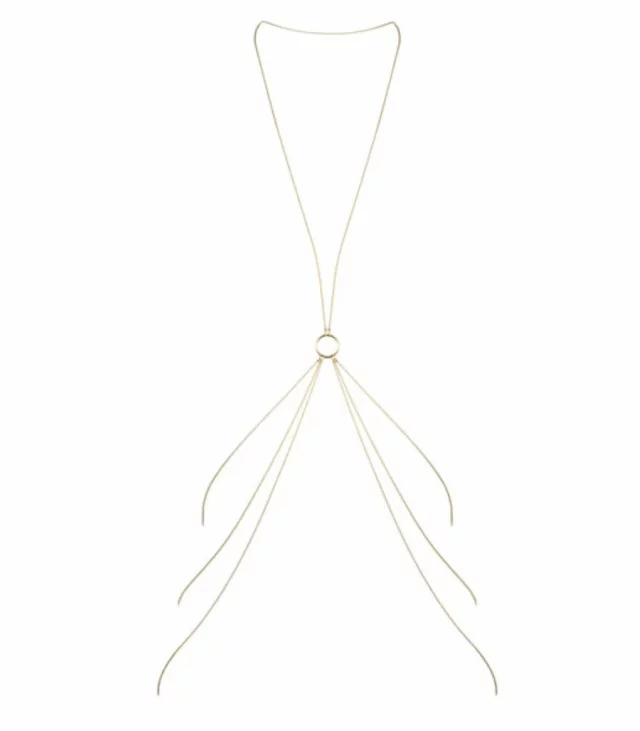 Łańcuszki na ciało ósemka - Bijoux Indiscrets Magnifique 8 Body Chain Gold