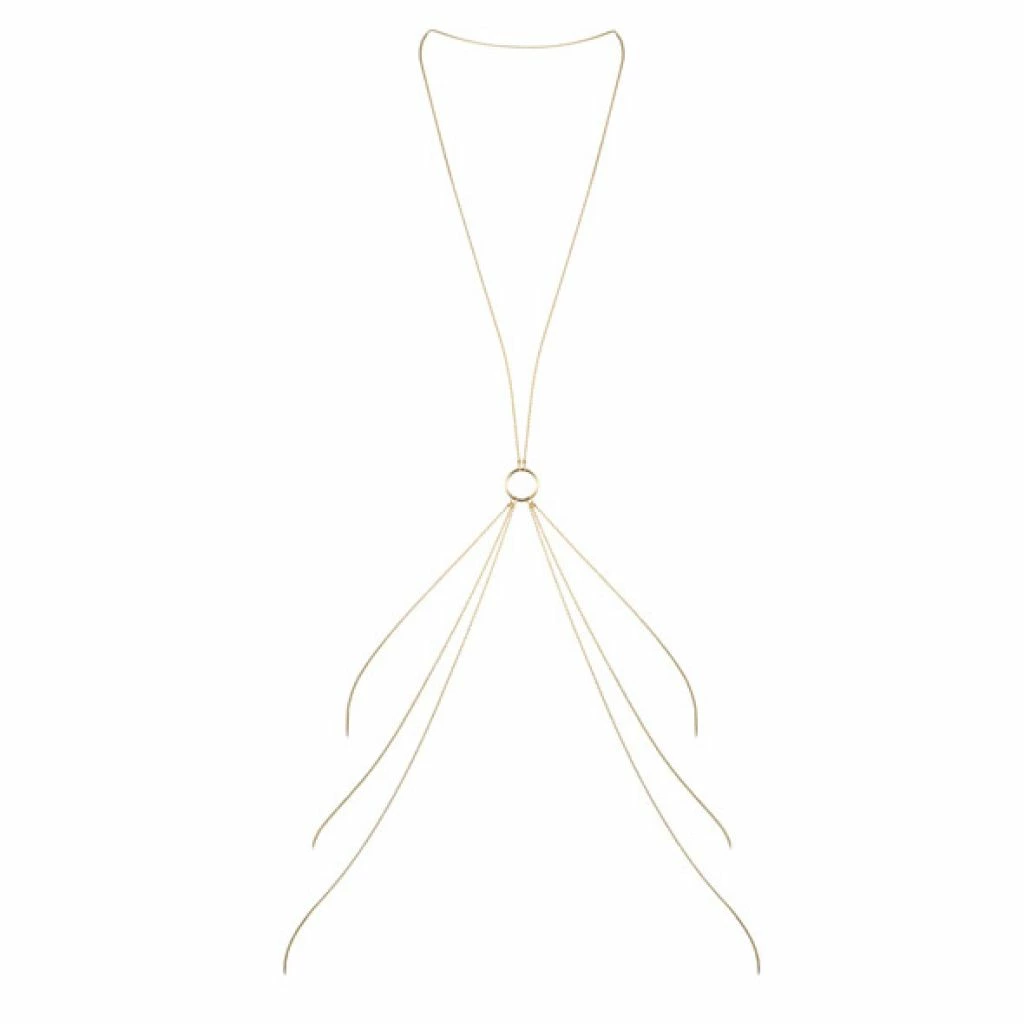 Łańcuszki na ciało ósemka - Bijoux Indiscrets Magnifique 8 Body Chain Gold