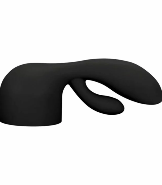 Końcówka do masażera - Bodywand Recharge Rabbit Attachment Black