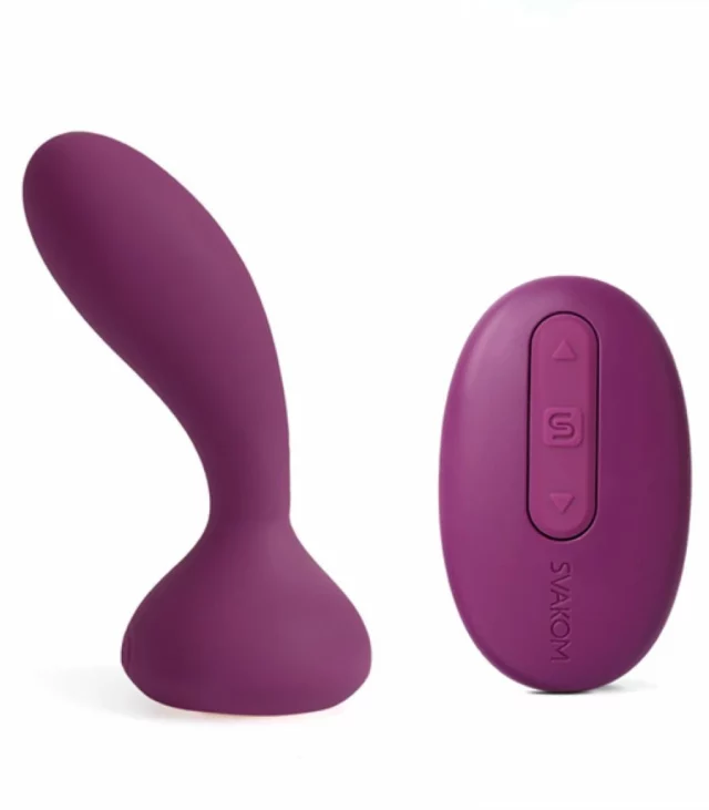 Masażer prostaty - Svakom Julie Prostate Massager Purple