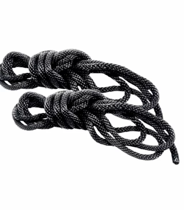 Sznury do krępowania - S&M Silky Rope Kit Black