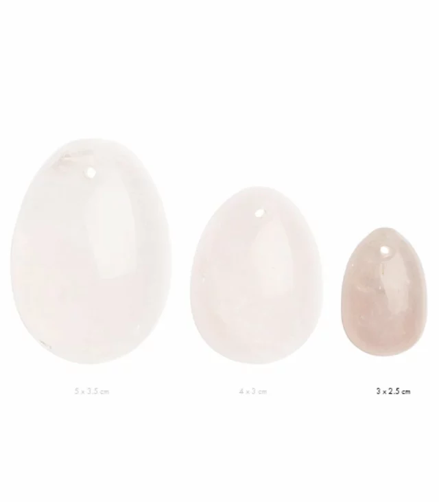 Kulka gejszy - La Gemmes Yoni Egg Rose Quartz S