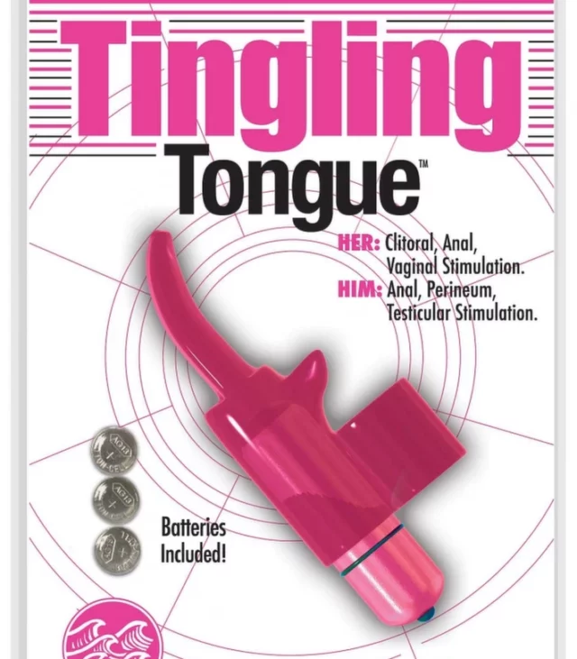 Wibrator na palec - PowerBullet Tingling Tongue Pink