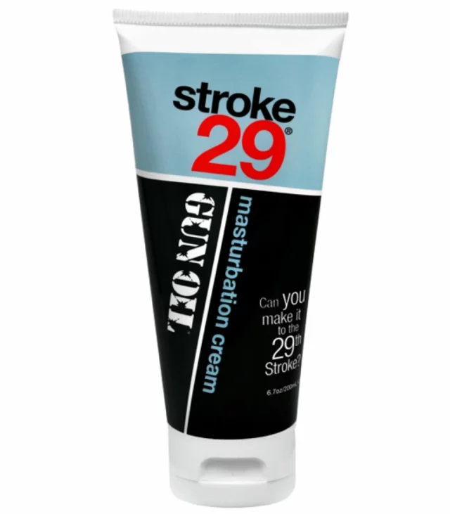 Krem do masturbacji - Gun Oil Stroke 29 Masturbation Cream 200 ml