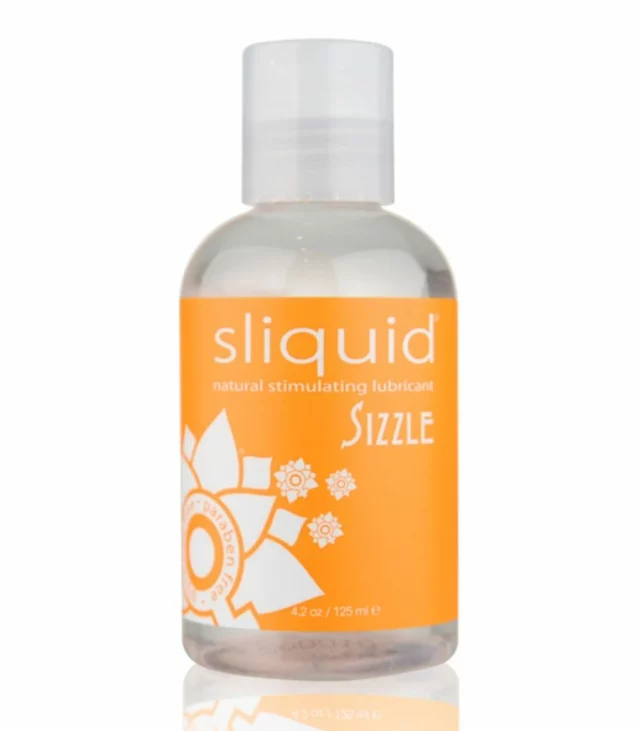 Lubrykant stymulujący - Sliquid Naturals Sizzle 125 ml