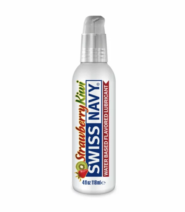 Lubrykant smakowy - Swiss Navy Strawberry Kiwi Lubricant 118 ml Truskawka z Kiwi