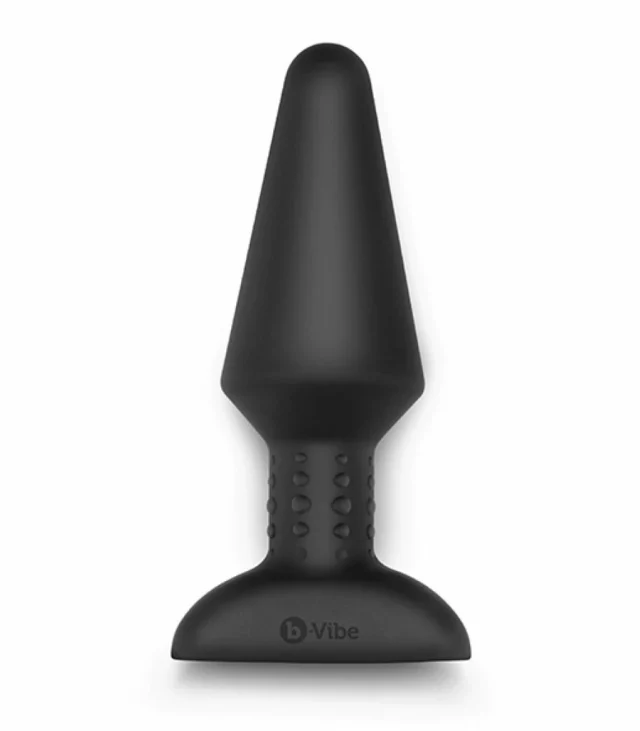 Zdalnie sterowany plug analny - B-Vibe Rimming Plug XL Black