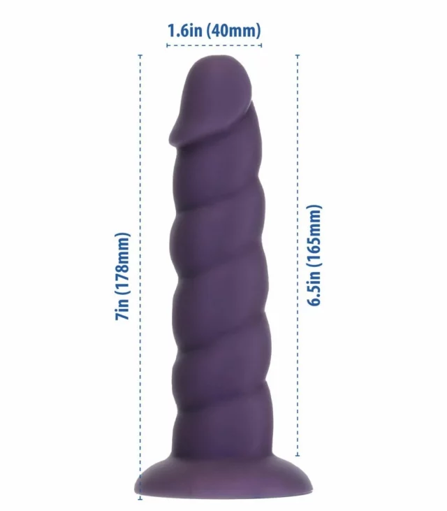 Dildo - Addiction Fantasy Addiction 18 cm Unicorn Purple