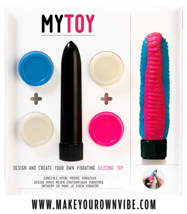 Zestaw do stworzenia wibratora - MyToy Vibrator Kit Blue & Pink