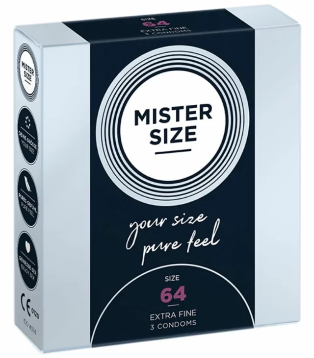 Prezerwatywy - Mister Size 64 mm (3 szt)