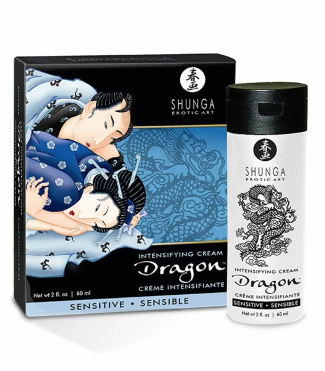 Krem stymulujący dla par (łagodny) - Shunga Dragon Cream Sensitive 60 ml