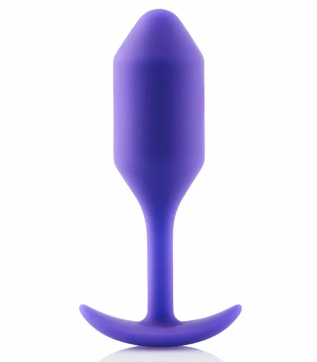 Plug analny - B-Vibe Snug Plug 2 Purple