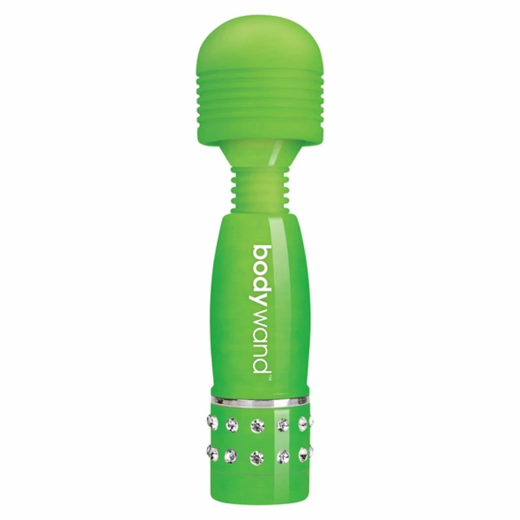 Masażer świecący w ciemności - Bodywand Glow In The Dark Wand Massager Green