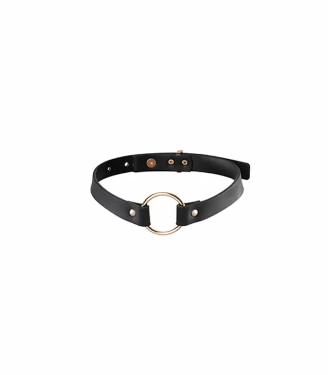 Obroża - Bijoux Indiscrets Maze Single Choker Black