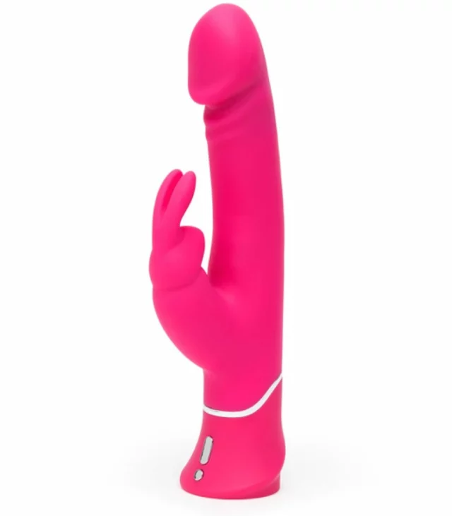 Wibrator - Happy Rabbit Realistic Dual Density Rabbit Vibrator Pink