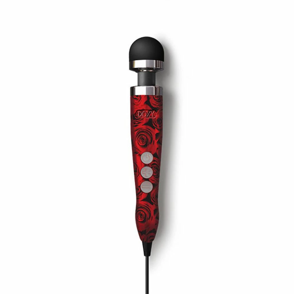 Masażer - Doxy Die Cast 3 Wand Massager Rose Pattern