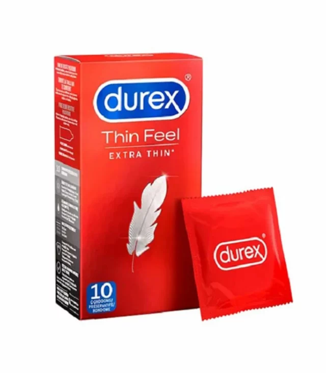 Prezerwatywy cienkie - Durex Thin Feel Extra Thin 10 szt