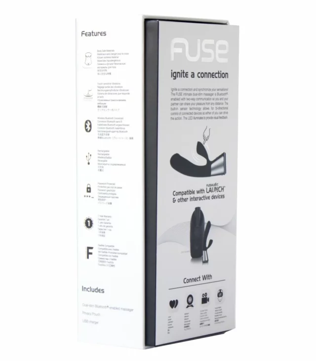 Wibrator do cyberseksu - Kiiroo OhMiBod Fuse Black