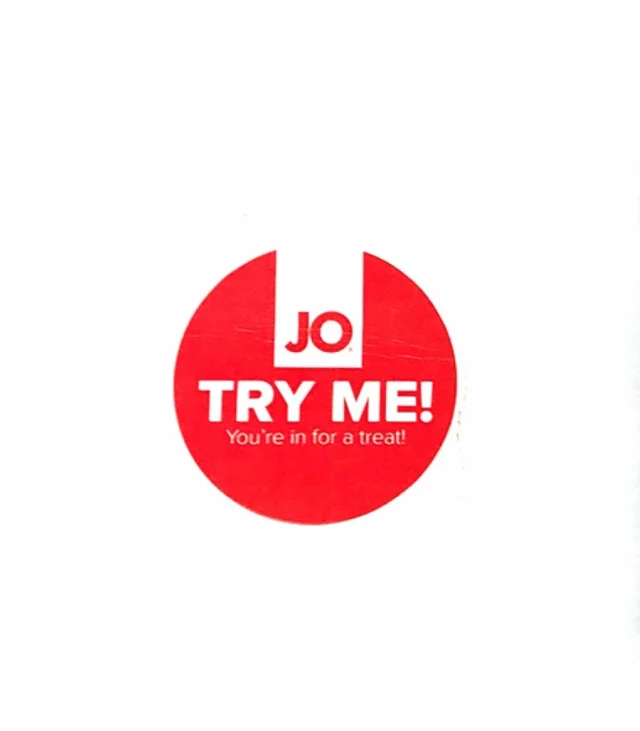 Naklejka - System JO Label JO Try Me Stickers