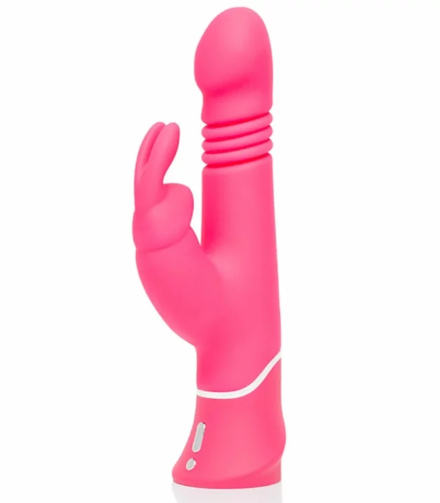 Pulsowibrator - Happy Rabbit Thrusting Realistic Vibrator Pink