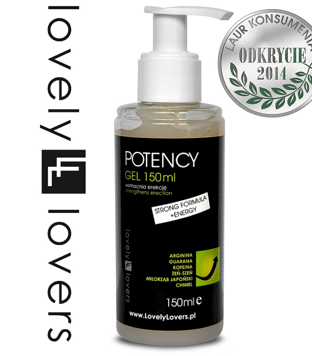 Lovely Lovers - potencja i silniejsza erekcja - Potency Gel 150 ml