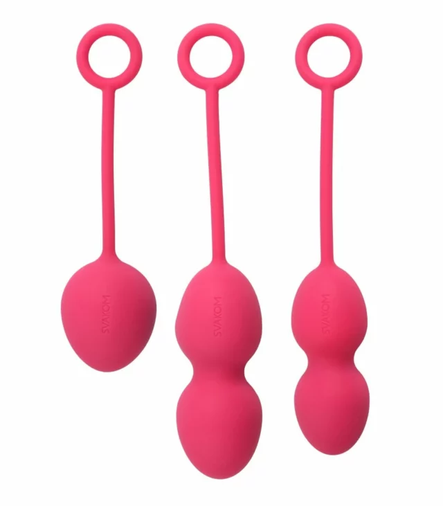 Kulki kegla - Svakom Nova Kegel Balls Plum Red