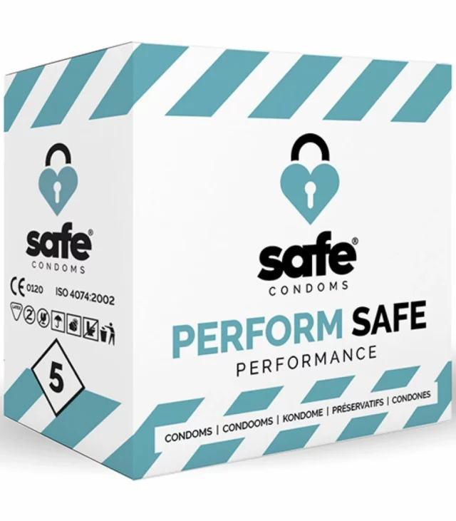 Prezerwatywy opóźniające - Safe Perform Safe 5 szt