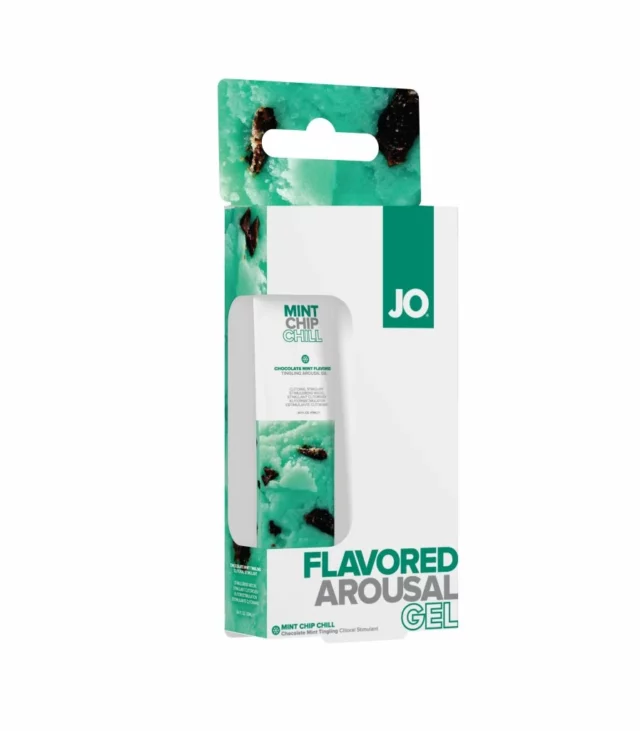 Żel chłodzący - System JO Flavored Arousal Gel Mint Chip Chill 10 ml