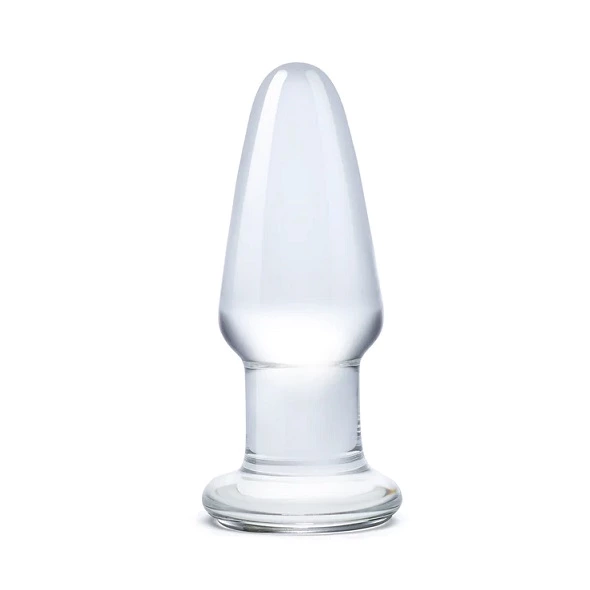 Szklany plug analny - Glas Butt Plug 8,9 cm