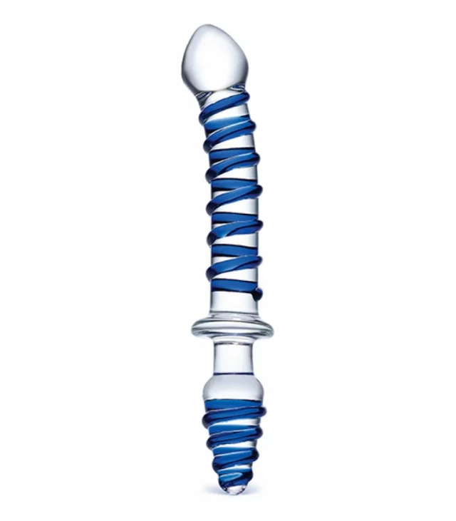 Szklane dildo - Glas Mr. Swirly Double Ended