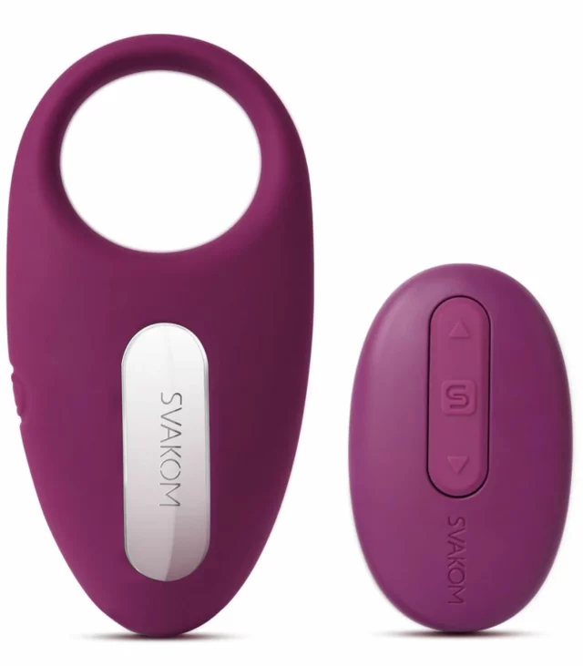 Pierścień erekcyjny wibrujący - Svakom Winni Vibrating Ring Violet