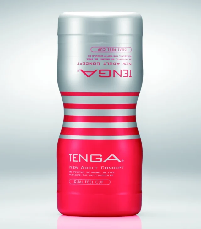 Tenga - Dual Feel Cup Medium Średni Masturbator Ssący