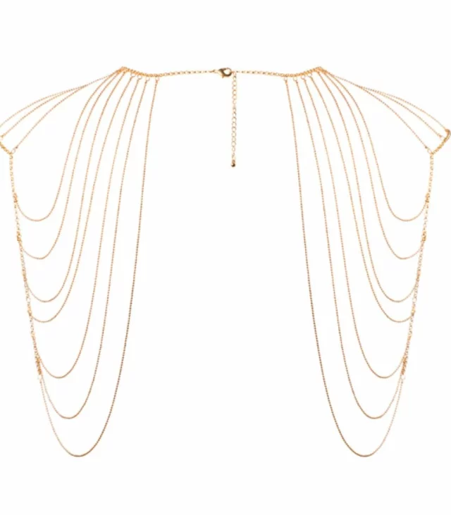 Łańcuszki na ramiona - Bijoux Indiscrets Magnifique Shoulder Jewelry Gold