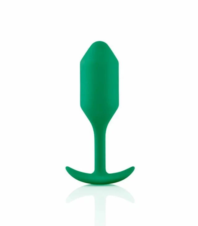 Plug analny - B-Vibe Snug Plug 2 Green