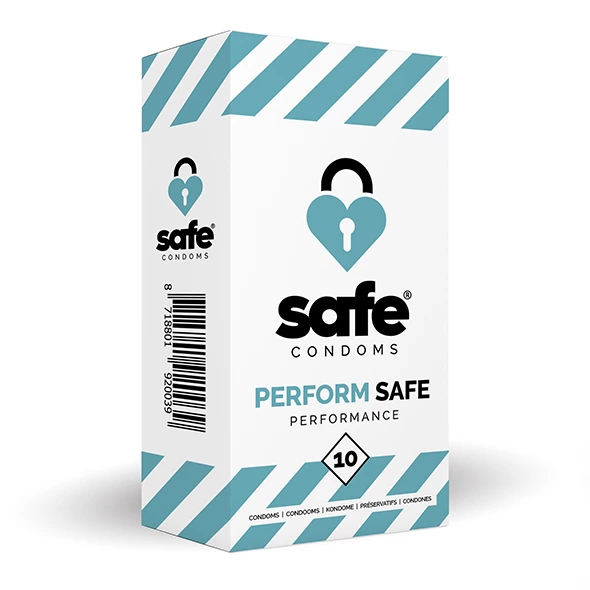 Prezerwatywy opóźniające - Safe Perform Safe 10 szt