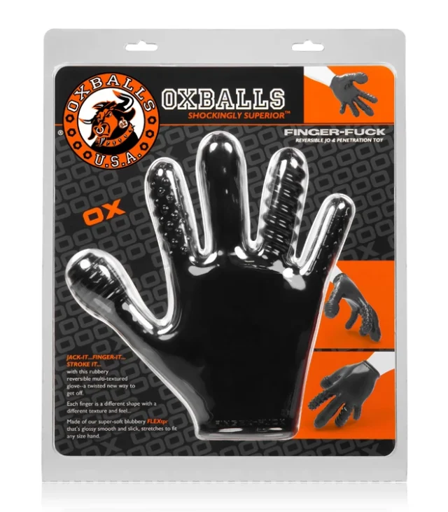 Oxballs - Finger Fuck Glove Nakładka Na Dłoń Do Palcówki Różne Palce