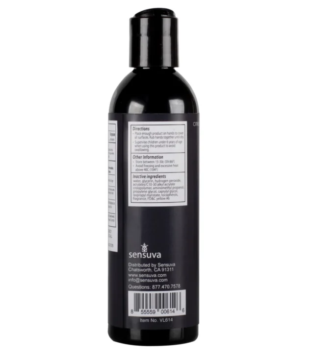 Sensuva - Żel Do Dezynfekcji Rąk Słodki Cytrus 240 ml