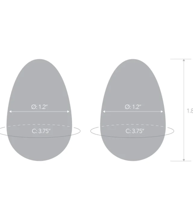 Glas - Szklane Jajka Yoni Do Ćwiczeń Mięśni Kegla