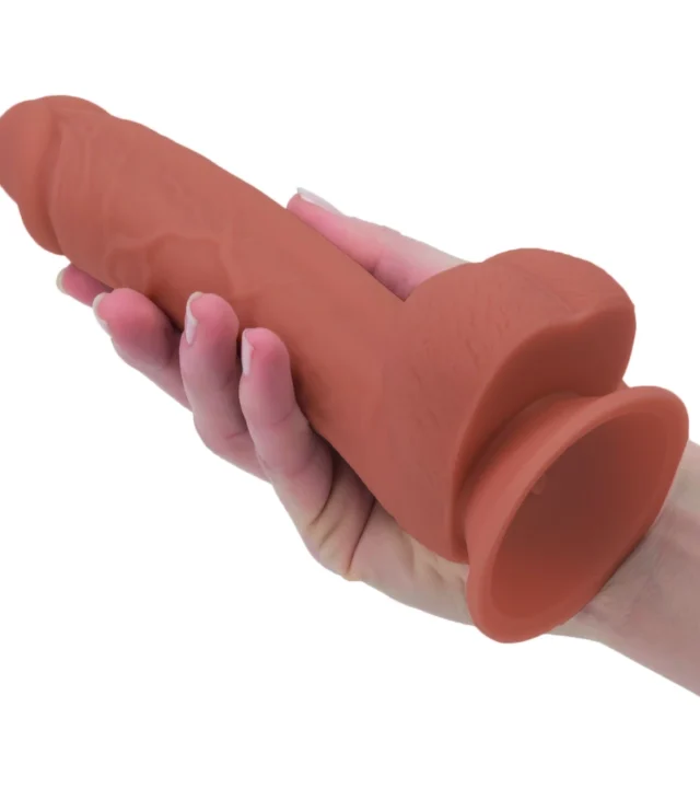 Addiction - Realistyczne Dildo Steven 19 cm Karmelowe