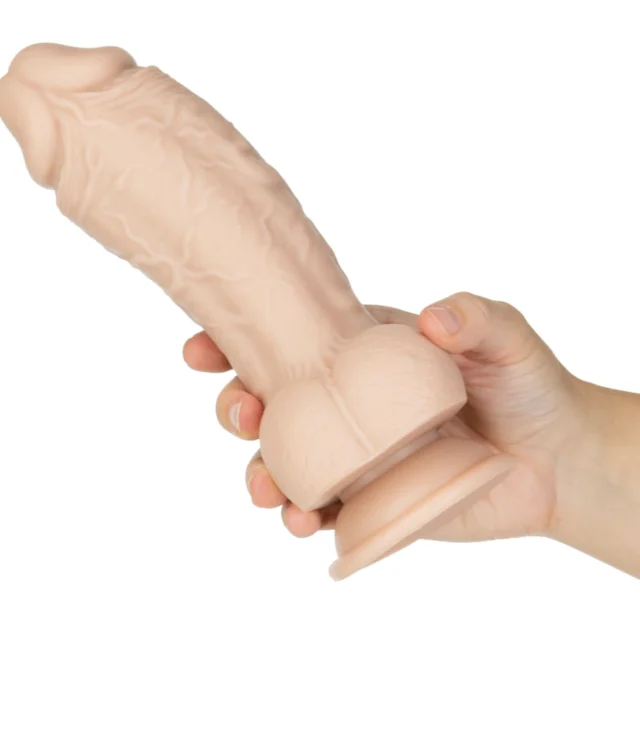 Addiction - Grube Dildo Roman 20 cm Beżowe