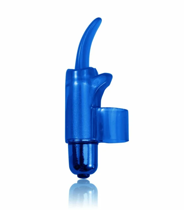 Wibrator na palec - PowerBullet Tingling Tongue Blue