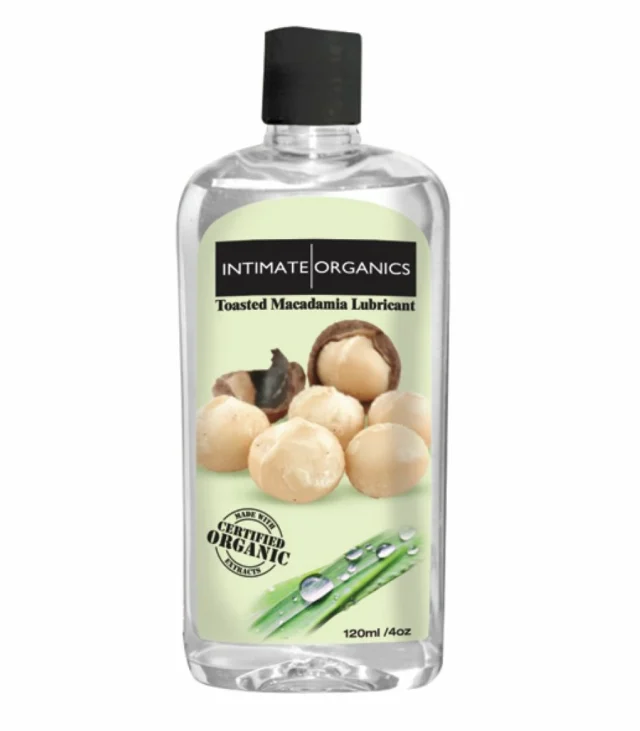 Środek nawilżający - Intimate Organics Macadamia Nut Flav Lube 120 ml Orzechy Macadamia